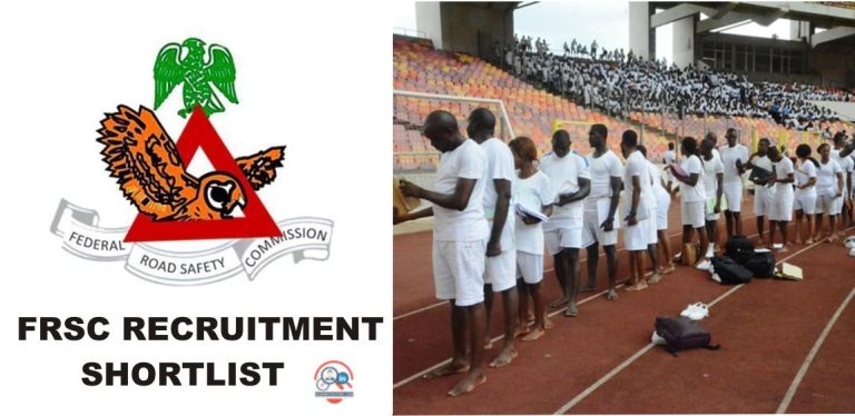FRSC Shortlisted Candidates 2025/2026 | Download PDF