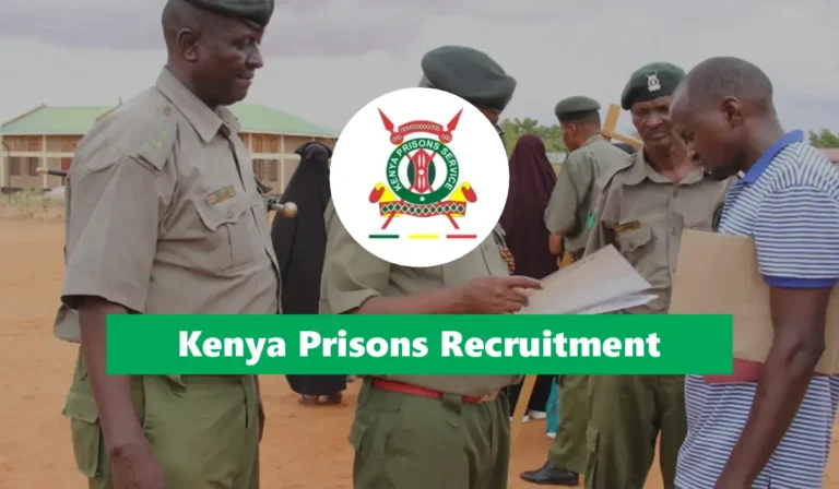 Kenya Prison Recruitment 2025/2026 Portal | Application Form