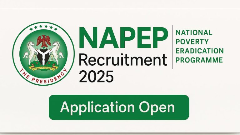 NAPEP Recruitment 2025/2026 Portal | Application Form