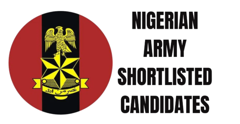 Nigeria Army 89RRI Shortlisted Candidates 2025/2026 | Download PDF