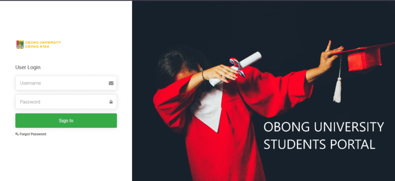Obong University Student Portal 2025 | www.obonguniversity.org