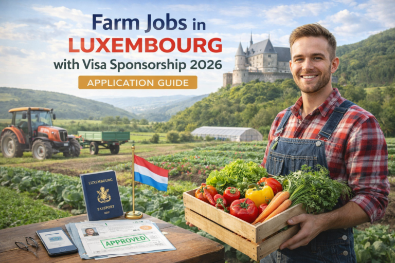 Farm Jobs in Luxembourg with Visa Sponsorship 2026/https://recruitmentnode.com/